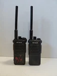 2PACK Retevis RT86 Handheld Two Way Radio Long Range Tested, No Cords Used. Price: $85.00.