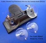 Cradle + 4 Suction Cup & Release Wire Good For The Valentine GEN1 Radar Detector New. Price: $14.90.