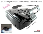 One Nice Sun Visor Clip / Mount Good For The Whistler Radar Detectors New. Price: $10.90.