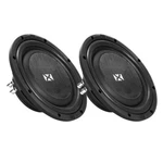 (2) Nvx SMW10D4 S-series Shallow-mount Dual 4-OHM Subwoofers New. Price: $189.98.