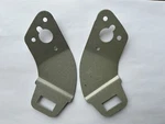 1968 69 Mopar Body Visor Shoulder Seat Belt Clips Charger Roadrunner Superbee Used. Price: $24.99.