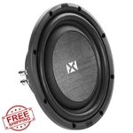 Nvx SMW10D4 10" Shallow Mount Subwoofer Dual 4-OHM 700W Peak New. Price: $159.99.