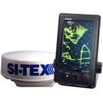 Si-tex T-760 Compact Color Radar W/4KW 18" Dome 7" Touchscreen New. Price: $2553.40.
