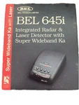 Vtg Bel 645I Integrated Radar & Laser Dectector W/ Super Wideband Ka. Open Box Used. Price: $35.99.