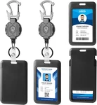 Badge Holder Retractable Clip With 32 Steel Cord & Magnetic Closure New. Price: $10.23.