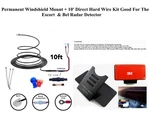 Permanent Mount + 10' Direct Hard Wire Kit For The Escort & Bel Radar Detectors New. Price: $17.00.